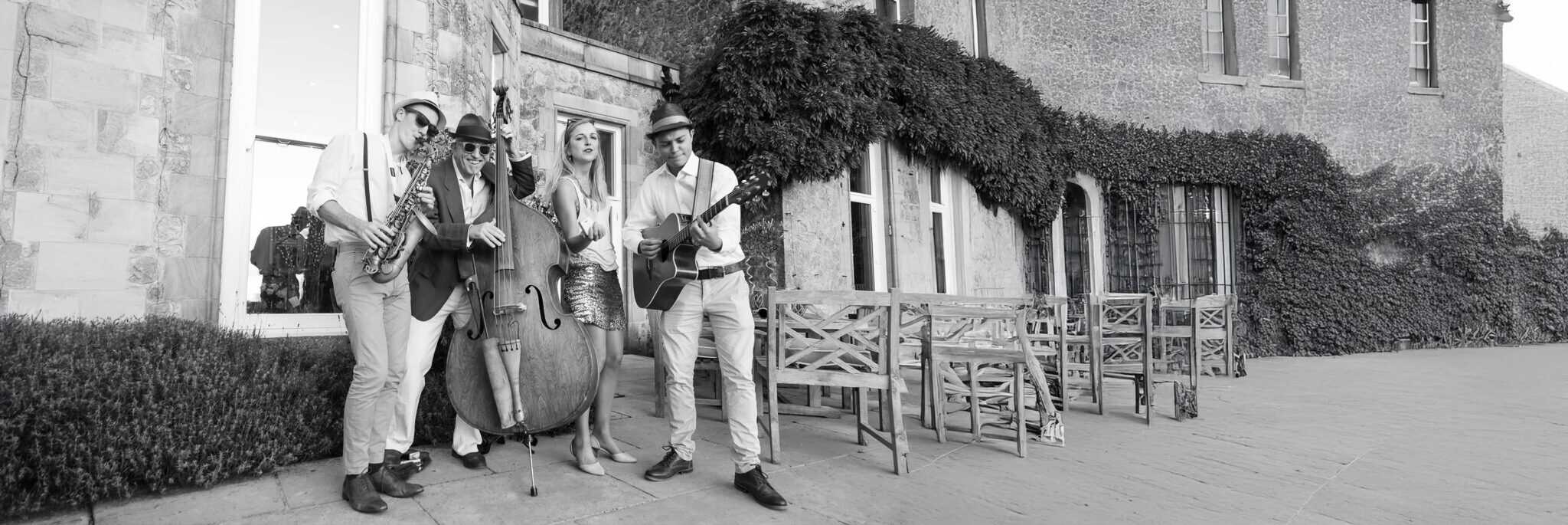Jazz Musicians Bringing Timeless Melodies to Life in Shropshire